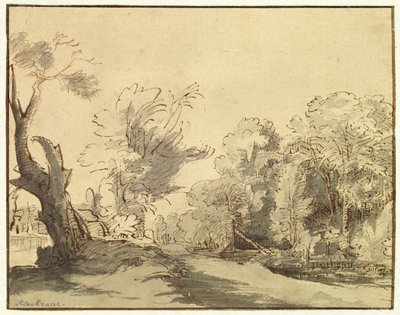 Paisaje de Rembrandt van Rijn